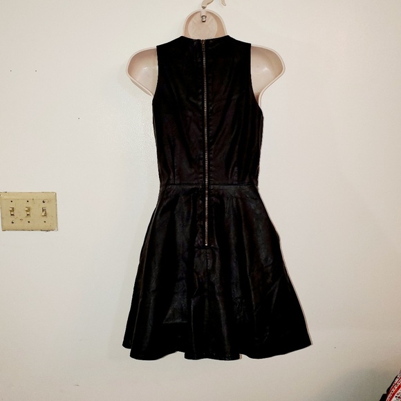 Forever 21 vegan leather skater dress - Picture 4 of 8
